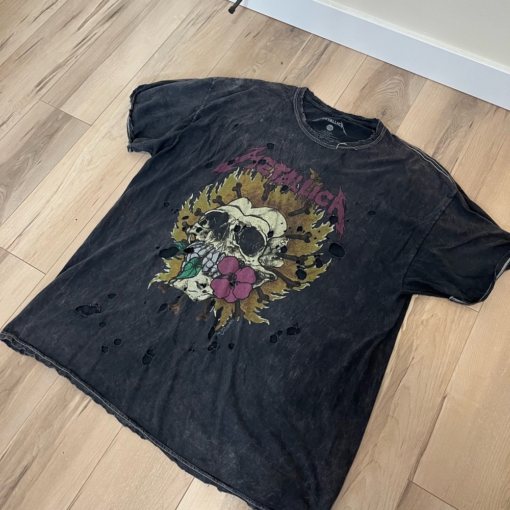 Vintage Oversized Metallica Tee